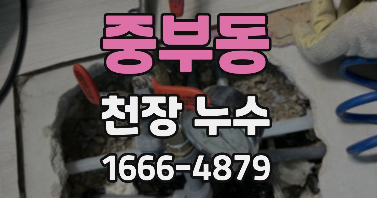중부동 천장 누수