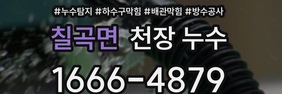 칠곡면 천장 누수