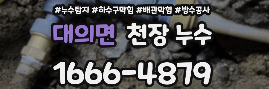 대의면 천장 누수