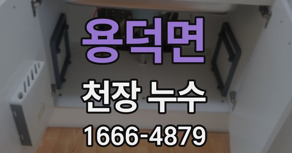 용덕면 천장 누수