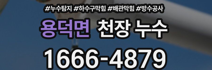 용덕면 천장 누수