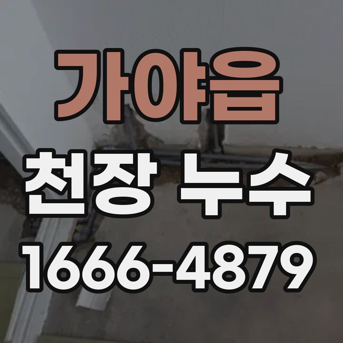 가야읍 천장 누수