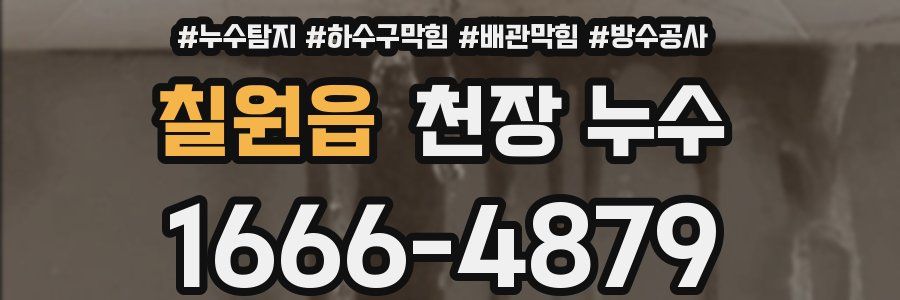 칠원읍 천장 누수