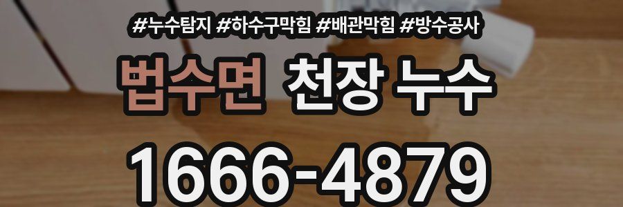 법수면 천장 누수