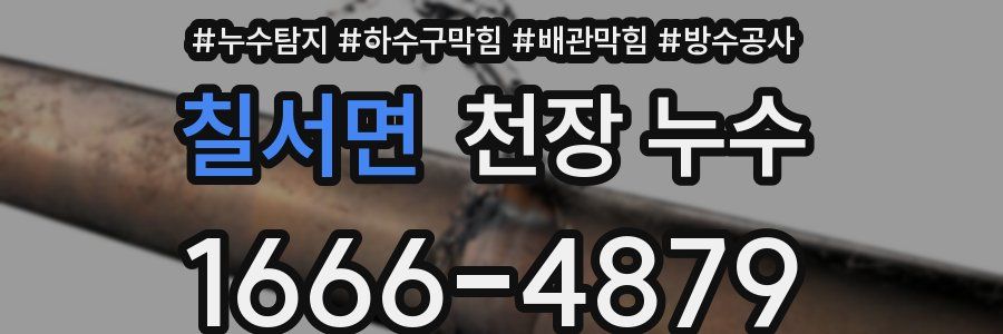 칠서면 천장 누수