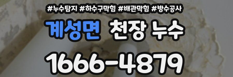 계성면 천장 누수