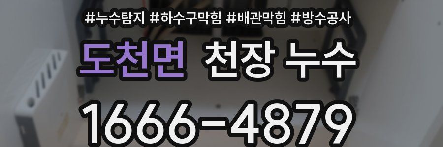 도천면 천장 누수