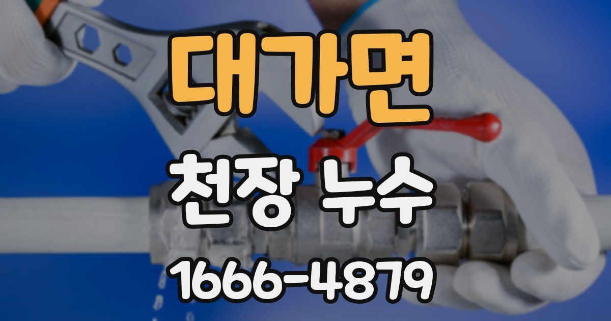 대가면 천장 누수