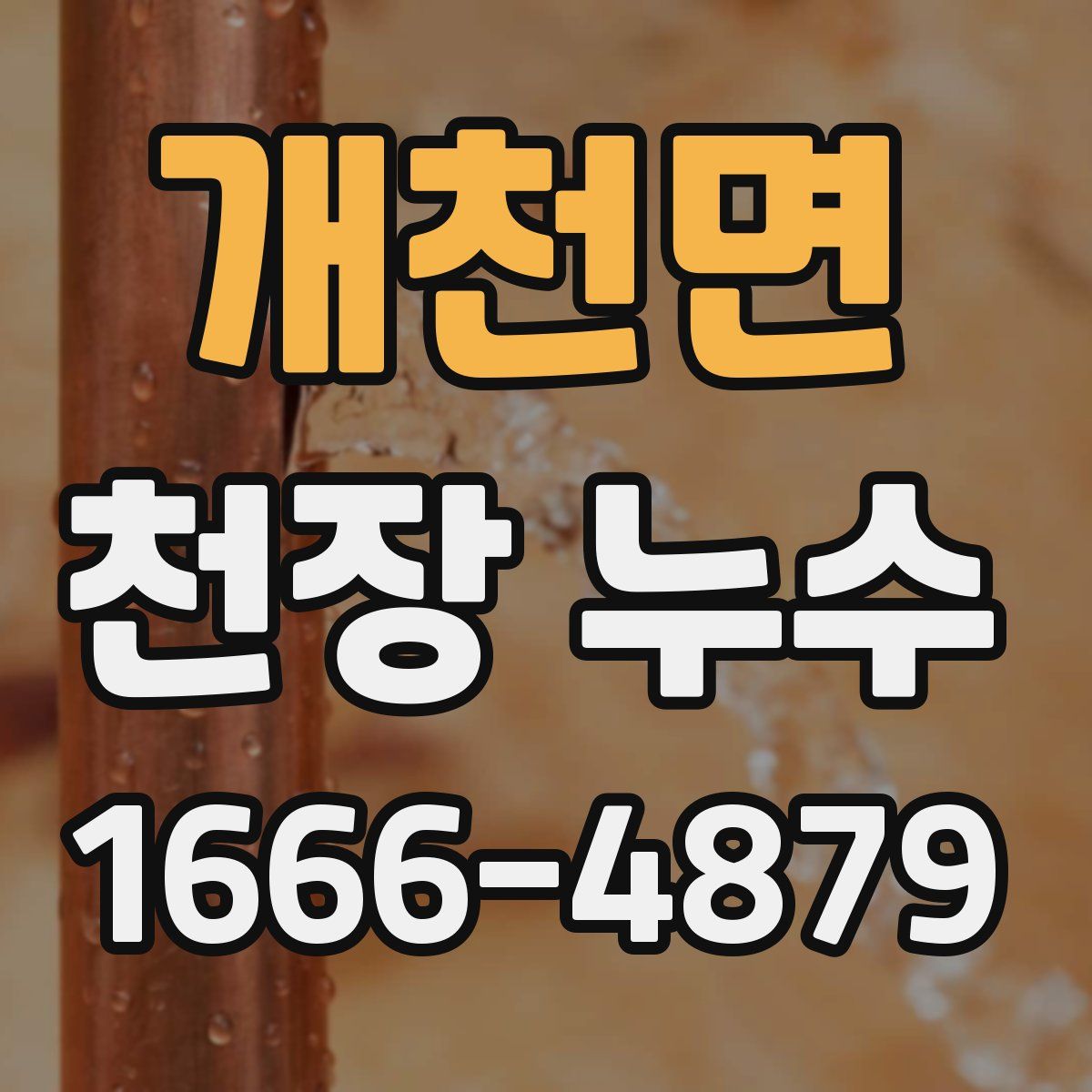 개천면 천장 누수