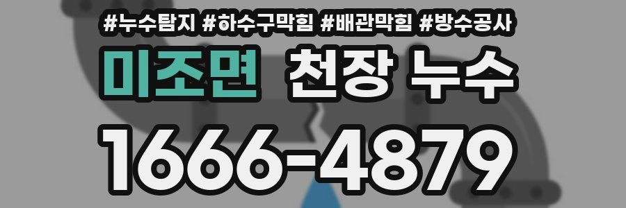미조면 천장 누수