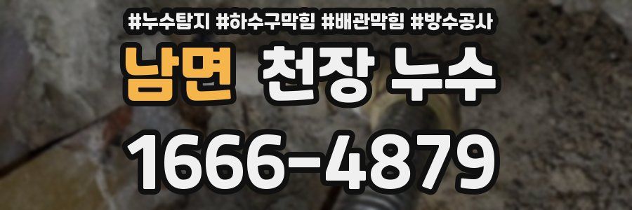 남면 천장 누수