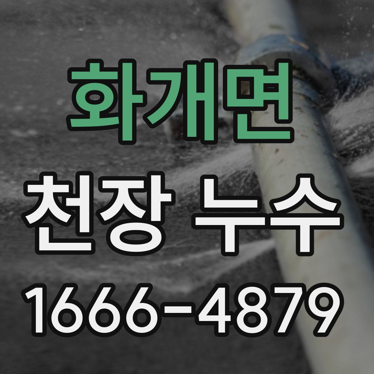 화개면 천장 누수
