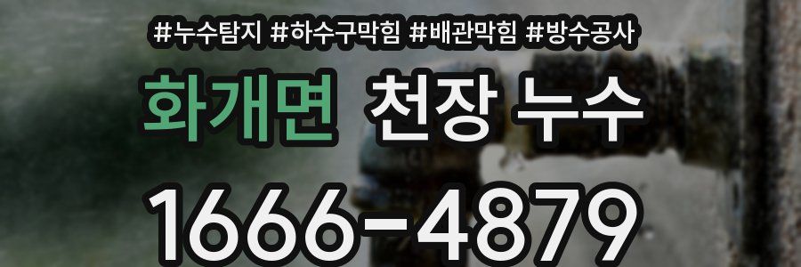 화개면 천장 누수