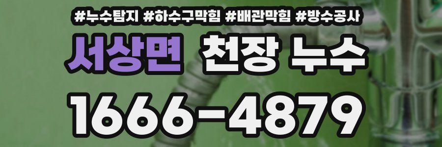 서상면 천장 누수