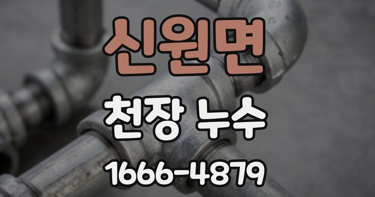 신원면 천장 누수