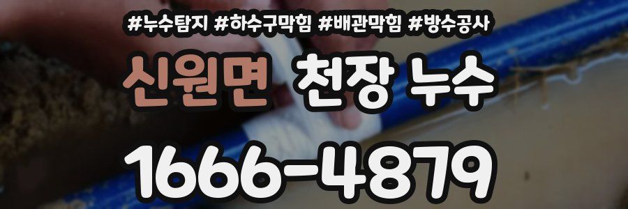 신원면 천장 누수