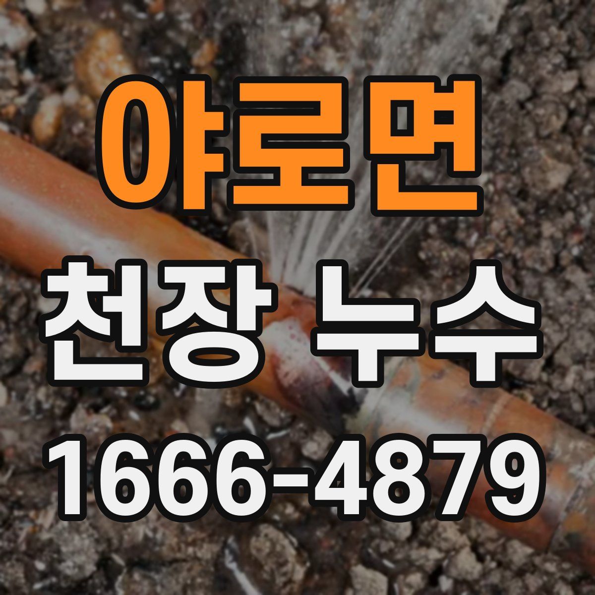 야로면 천장 누수
