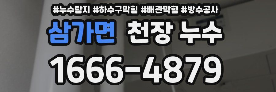 삼가면 천장 누수