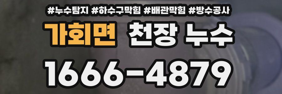 가회면 천장 누수