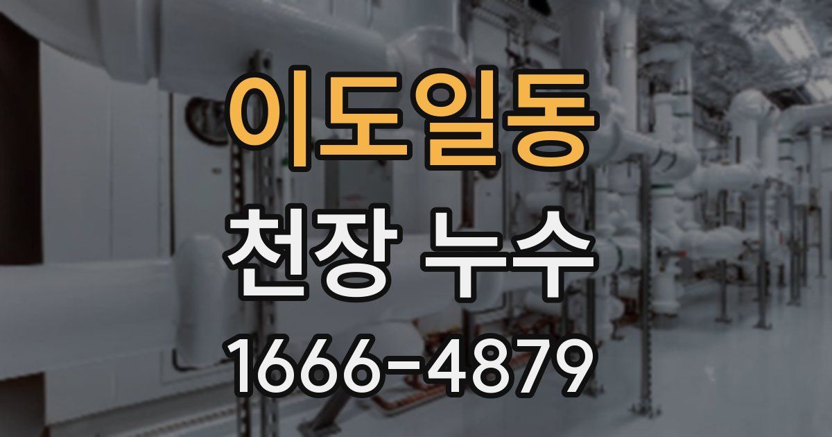 이도일동 천장 누수