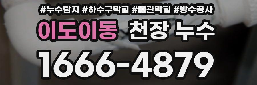 이도이동 천장 누수