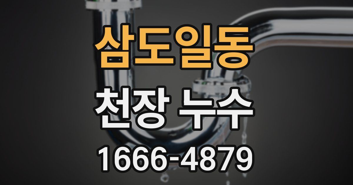 삼도일동 천장 누수