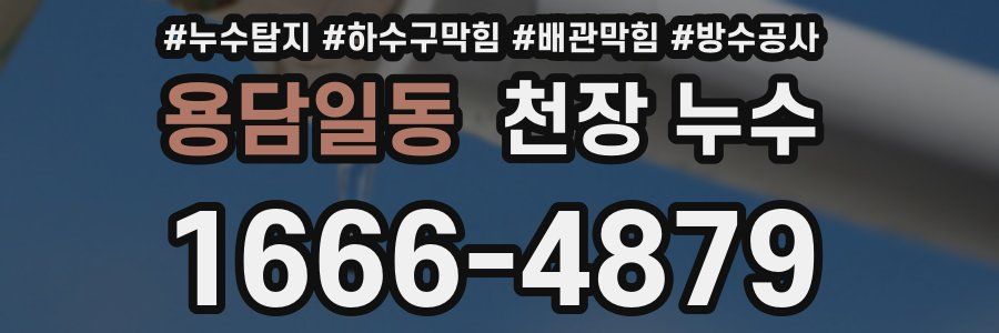 용담일동 천장 누수