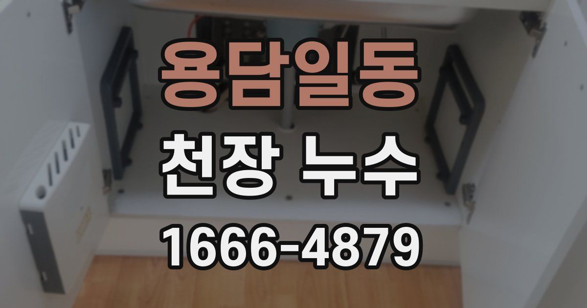 용담일동 천장 누수