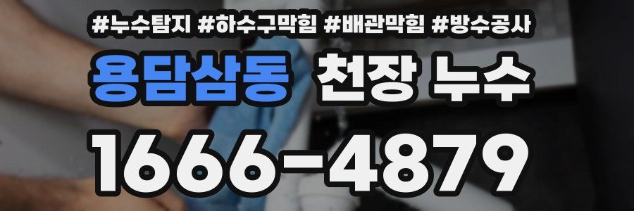 용담삼동 천장 누수