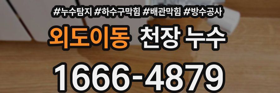 외도이동 천장 누수