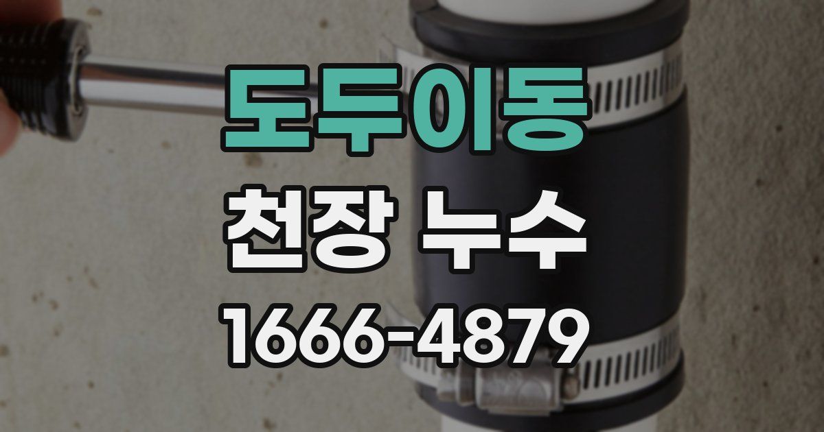 도두이동 천장 누수
