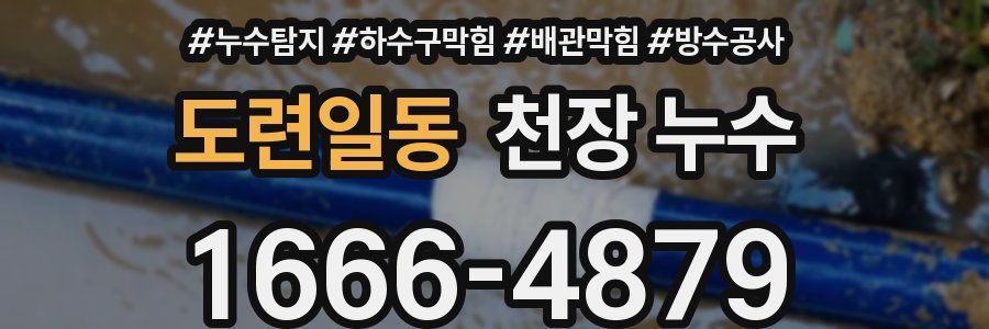 도련일동 천장 누수
