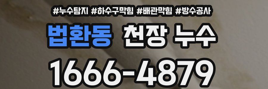 법환동 천장 누수