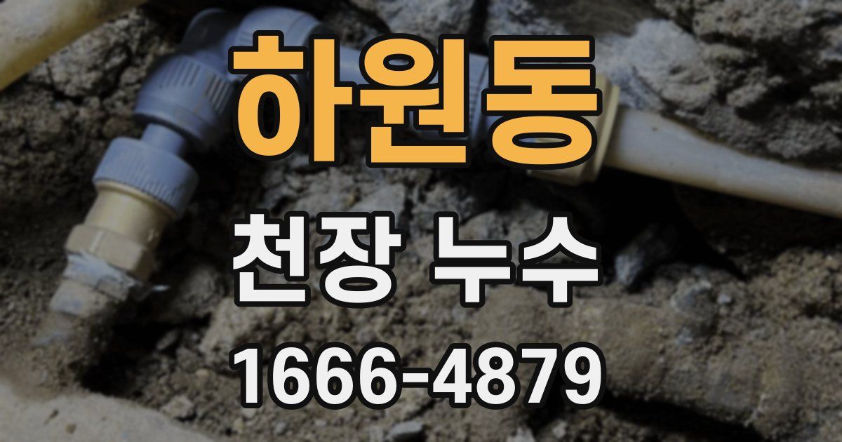 하원동 천장 누수