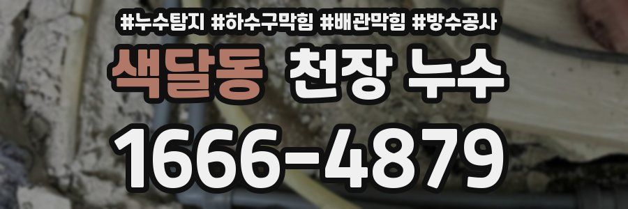 색달동 천장 누수