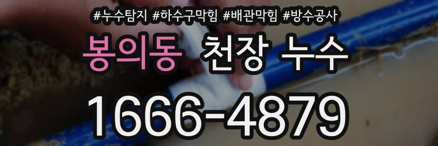 봉의동 천장 누수