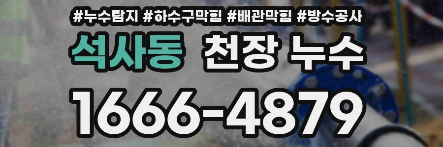 석사동 천장 누수