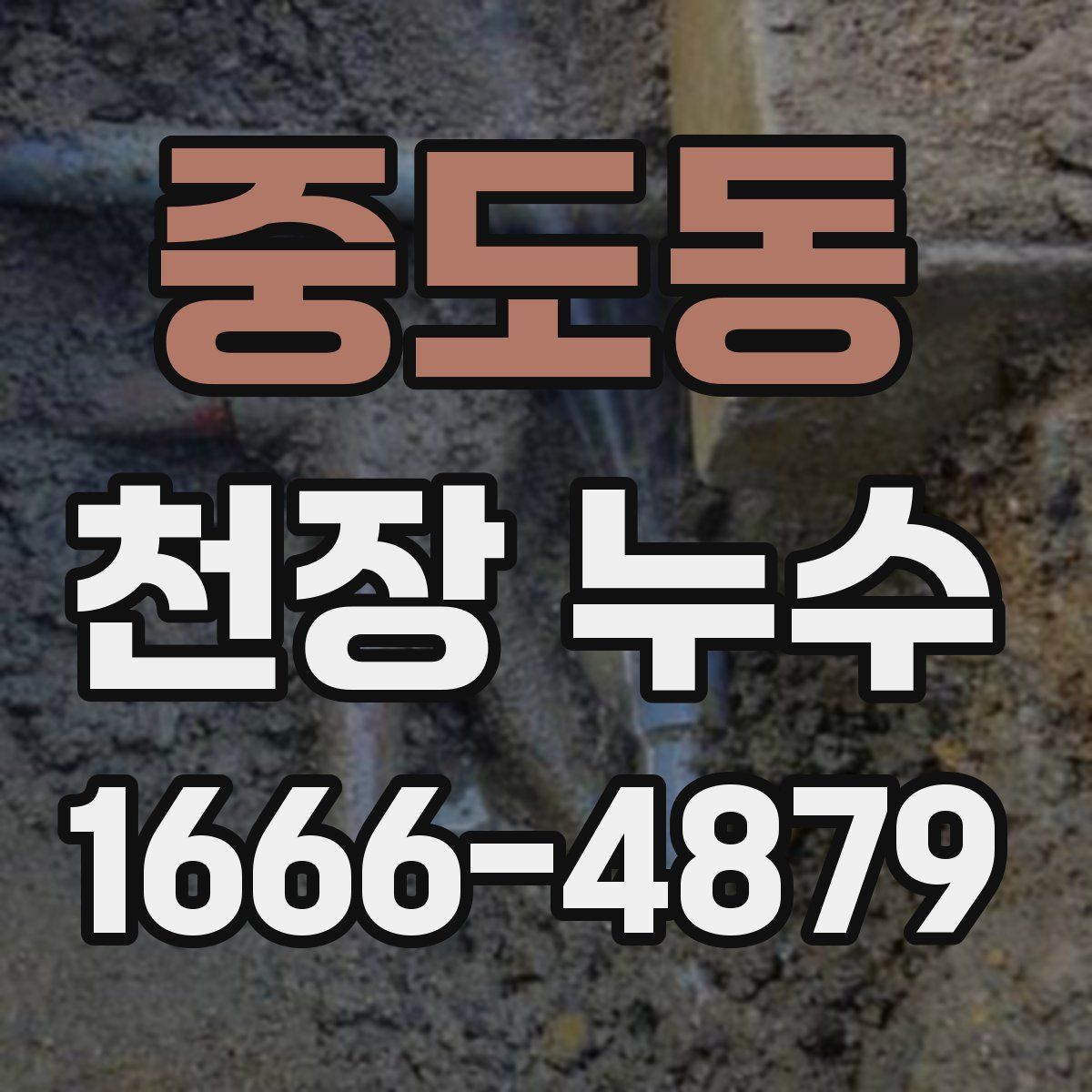 중도동 천장 누수