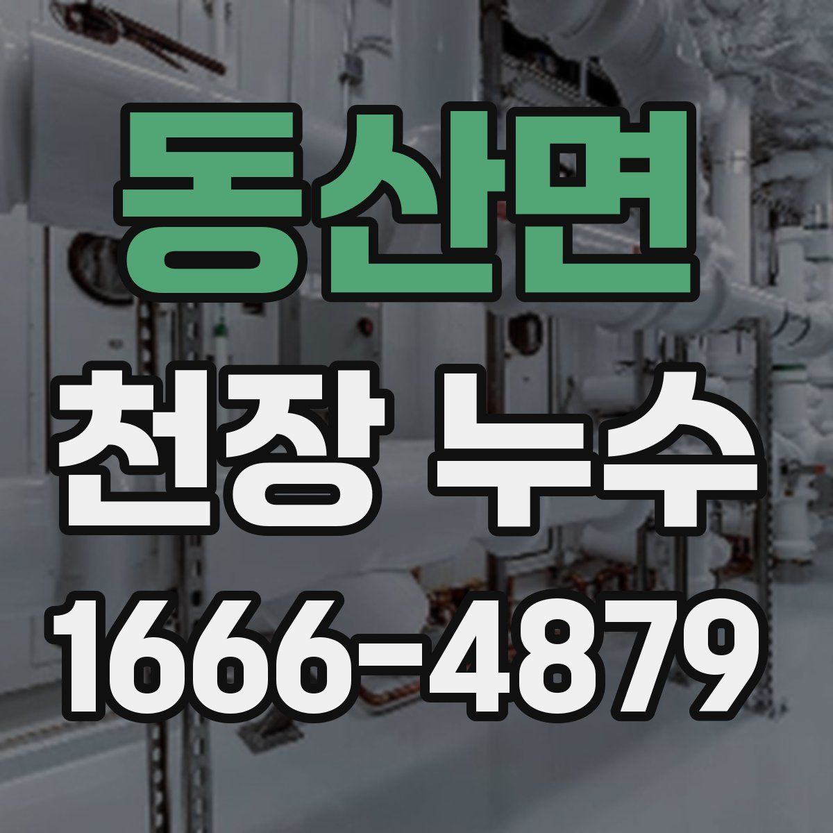 동산면 천장 누수