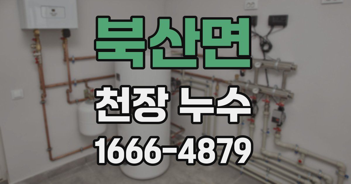 북산면 천장 누수