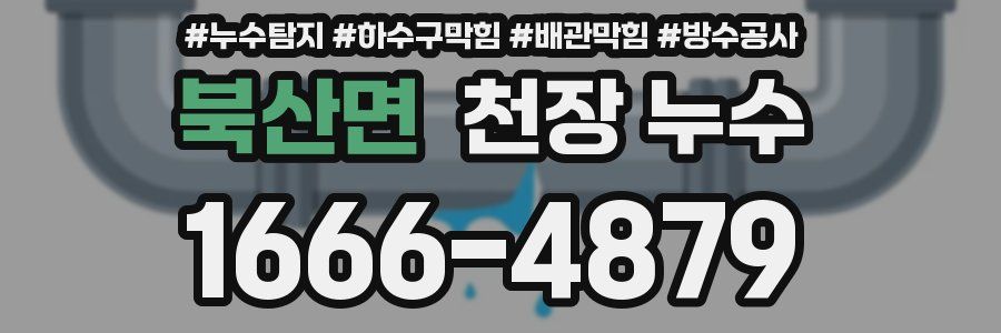 북산면 천장 누수