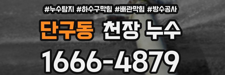단구동 천장 누수