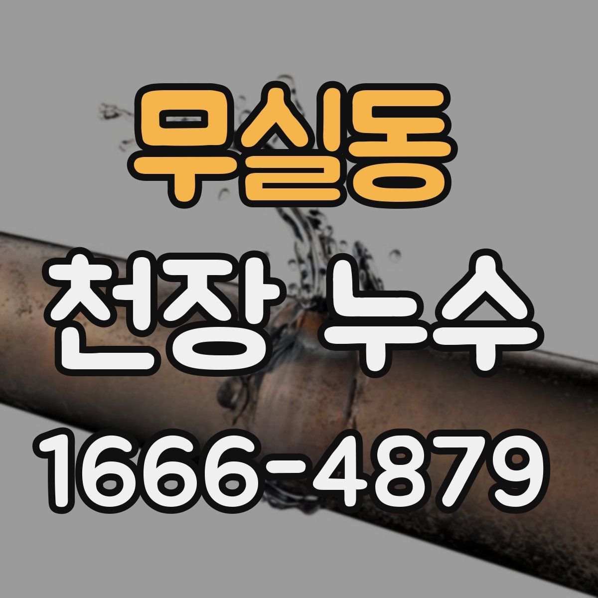 무실동 천장 누수