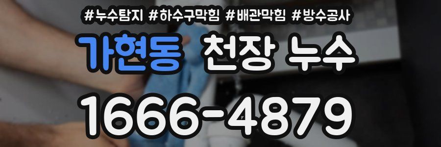 가현동 천장 누수
