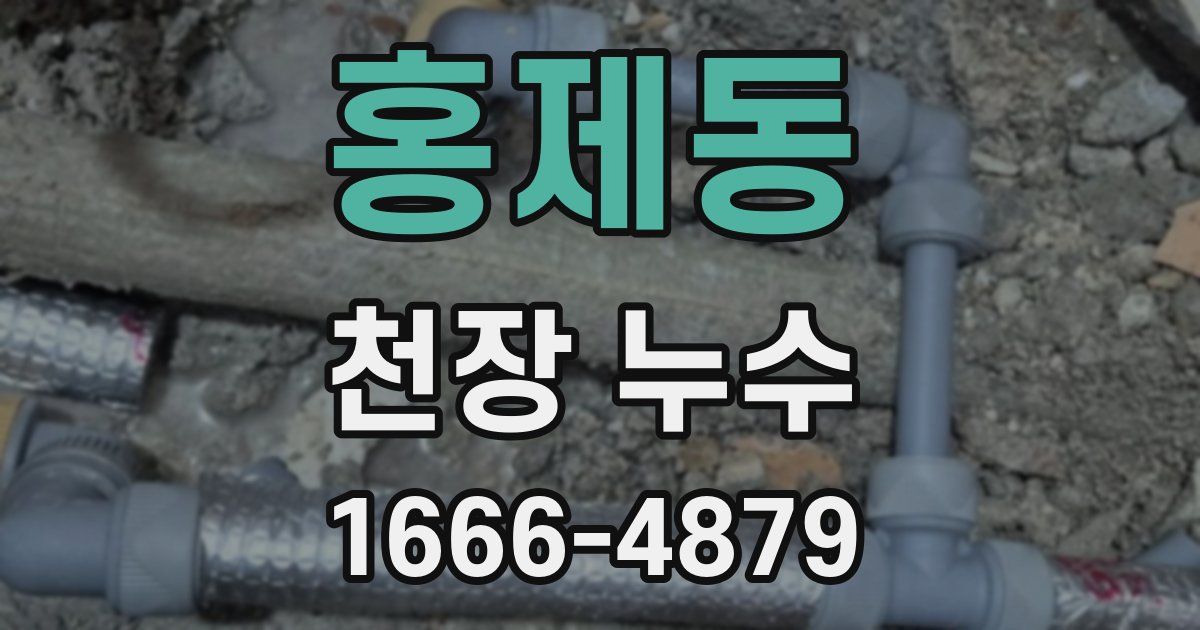 홍제동 천장 누수