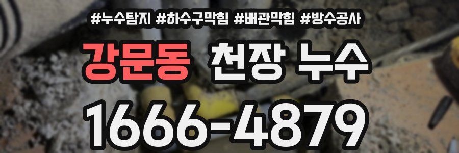 강문동 천장 누수