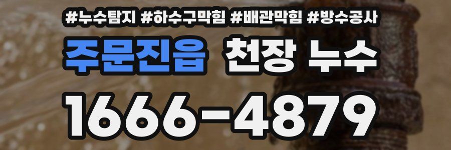 주문진읍 천장 누수