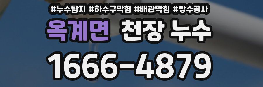 옥계면 천장 누수