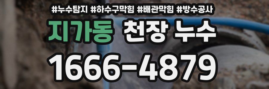 지가동 천장 누수