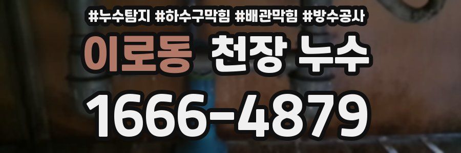 이로동 천장 누수